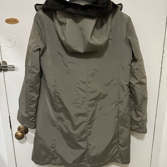 Jane Post coat with faux-fur (acrylic/polyester) lining. Oversized hood - large - Picture 2 of 5